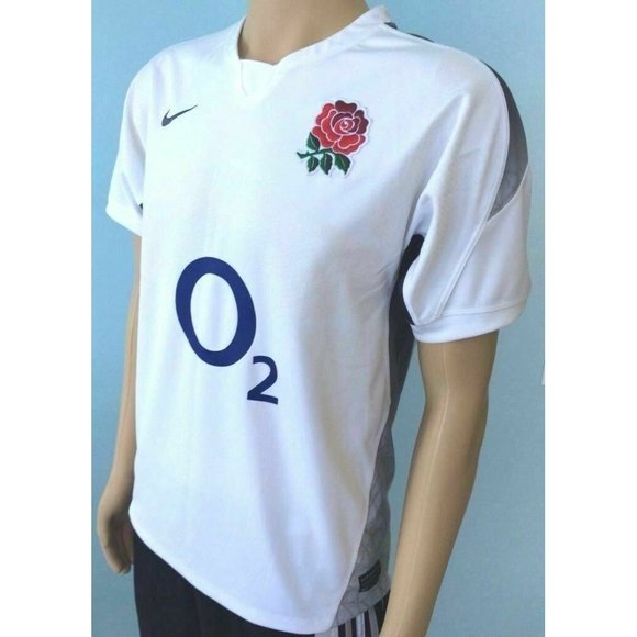 Mens Nike Rugbeia Floreat Ubique Rugby Rose England Size S Athletic Top Logo - Picture 1 of 12